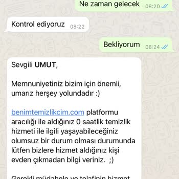 Benimtemizlikcim.com Temizlikçinin Temizlikçi Olmaması