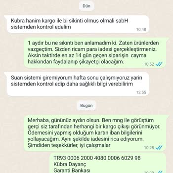 Trendyes Para İadesi Ve Takipsizlik