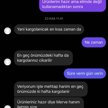 Ladyy Design (Instagram) Ürün Teslim Edilmedi