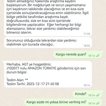 AGT Kargo Teslim Ettim Diyor Ama Ortada Teslim Edilen Hiçbir Şey Yok