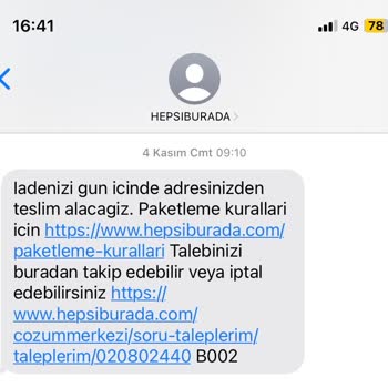 Hepsiburada Hizmetteki Aksamalar Ve Mağduriyetim