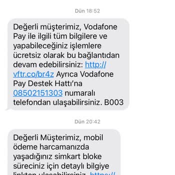 Vodafone Sim Kart Blokesi Ve Vodafone Pay Hatası
