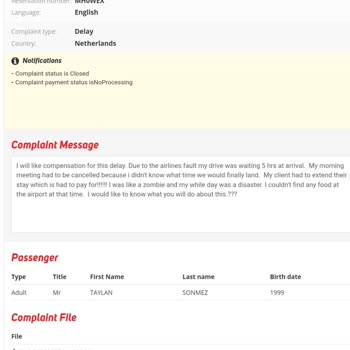 Corendon Havayollarının Uzun Bekletme Süresi Ve Tazminat Sorunu