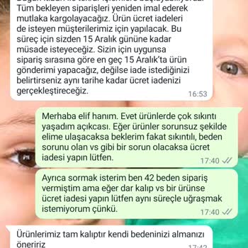 Nare Giyim Yatmayan İade Ücretleri