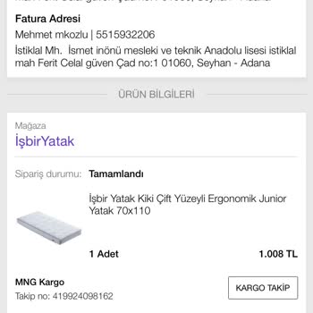 MNG Kargom Bana Teslim Edilmedi