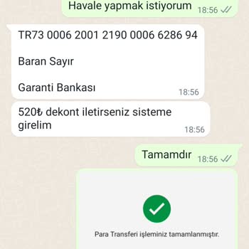 Merkaya Butik Parasını Alıp Ürünü Göndermedi