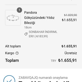 Pandoraturkey.net Adresinden Sıkıntılı Alışveriş!