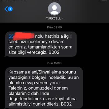 Turkcell Şehir Merkezinde Çekmiyor