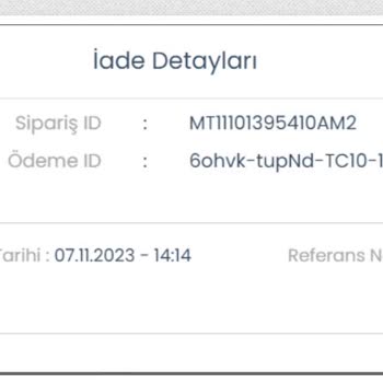 Manuka İade İşleminin Gecikmesi Ve İletişim Sorunları