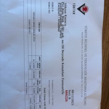 TÜBİTAK Eksik Kargo 14 Adet Sipariş Verdim 1 Adet Geldi