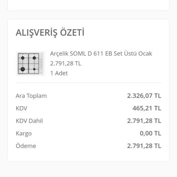 Beyazesyaevimde.com Adresi Arçelik Ocak İadesi İçin 500 TL İstedi