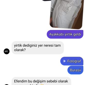 Sneakerhane Defolu Ürün Ve İlgisiz Hizmet!