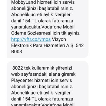 Habersiz Uygulama Alma Vodafone
