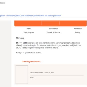Trendyol İade Ettiğim Ürünü Bulamıyor