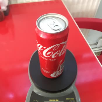 Coca-Cola 330ml Kutu Kolanın İçi Boş