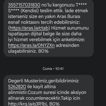 Aras Kargo Kargom Adıma Teslim Edildi Diye Sisteme Girip Kaybettiler