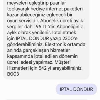 Vodafone Her Şey Yanımda İstenmeyen Abonelik Ve Müşteri Temsilcisine Ulaşamamak.
