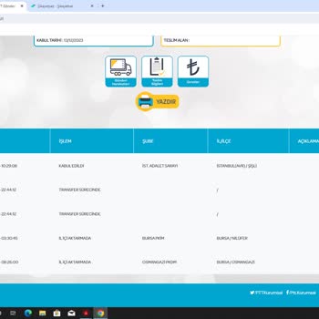 PTT Kargo Şirketi Ve Tüm Çalışanları