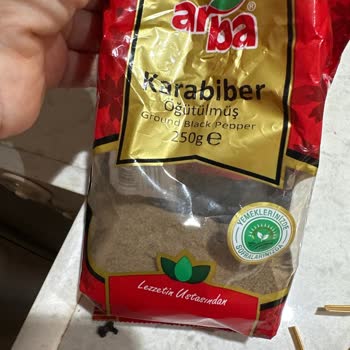 Arifoğlu Arba Marka Karabiber Memnuniyetsizliği