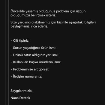 Bioderma Uyumsuz Ürüne Geri Dönüş Vermedi Müşteriyi Oyalıyor.