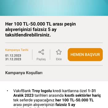 VakıfBank Kredi Kartına Taksit Yapma Sorun Haline Geldi!