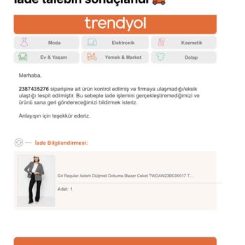 Trendyol Express Trendyolmilla Kargo İadesi