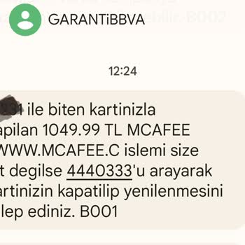 Mcafee İzinsiz Ve Talep Olmadan Para Çekmesi