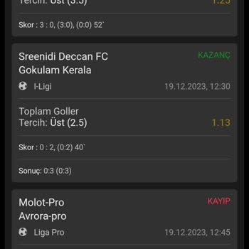 Fikstürbet Maç Skor Takibinde Yaşanan Tuhaf Sorun