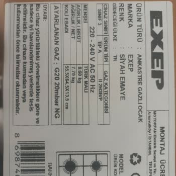 Exep Ankastre Servis Yetkilisinin Kaba Ve Sert Konuşması