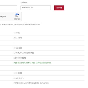 Penta Teknoloji Ürünleri Garanti Ürün Değişim Sorunu