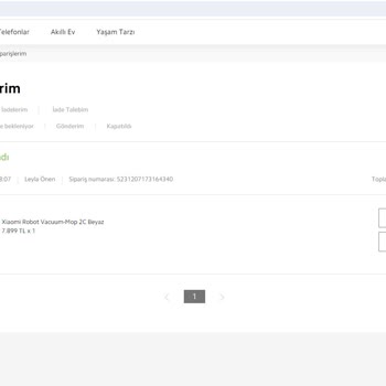 Xiaomi Mi.com İkinci El Ürün Satışı Ve İade Sorunu