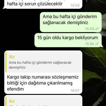 Qafiye Prive 1 Aydır Elime Ulaşmayan Kargo
