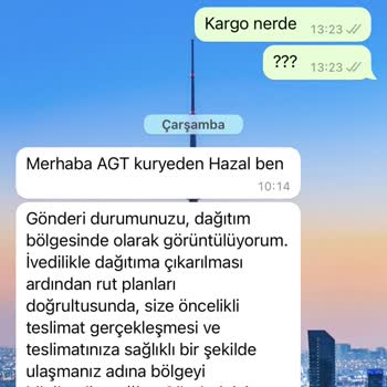 AGT Kurye (aynigunteslim.com) Kargo Teslim Edilmemesi