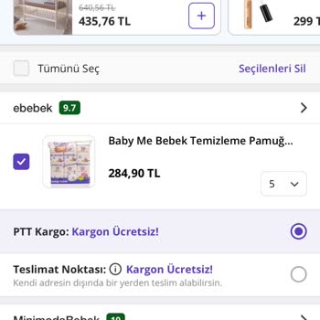 Ebebek Ürün İade Edildi