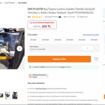 Ala Pet Center - Ala Pet Shop Trendyol Yanlış Ürün Gönderdiler