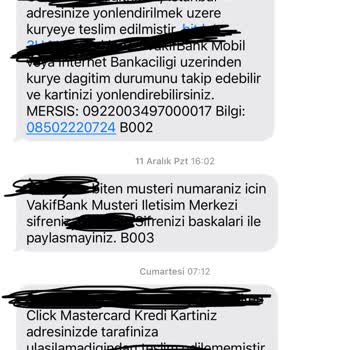 AGT Kurye Teslim Edilemeyen Kredi Kartı