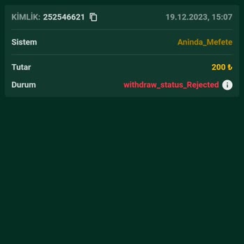 7bet Deneme Bonusu Çekememek