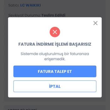 Lc Waıkıkı Yanlış Ürün Gönderimi
