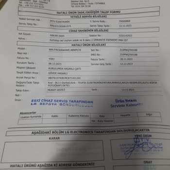 Koçtaş, Tevfik Elektronik LG İle İlgili İade Değişim Saçmalığı