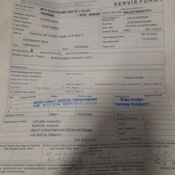 Koçtaş, Tevfik Elektronik LG İle İlgili İade Değişim Saçmalığı