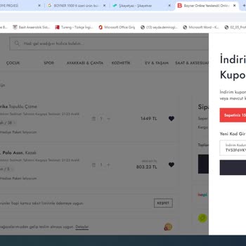 Boyner İndirim Kodu Hatası
