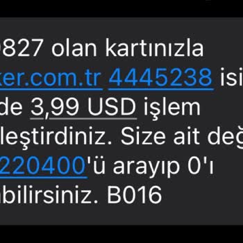 CV Maker Habersiz Kartımdan Üyelik Para Çekmesi