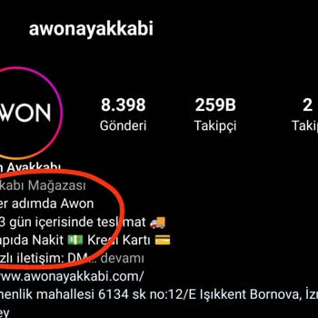 Awon Ayakkabı Belirtilen Zamanda Teslim Edilmiyor Çözümde Yok