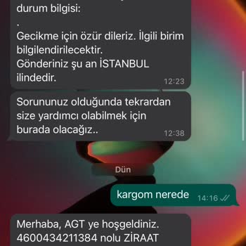 AGT Kurye Kartımın 1 Aydır Teslim Edilmemesi