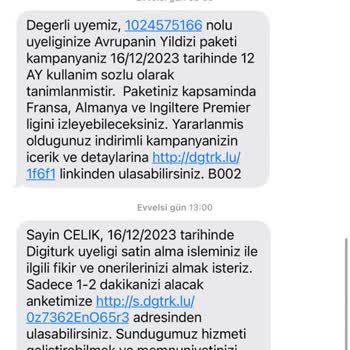 Digiturk'ün Türk Telekom'la Kampanya Var Deyip Araması