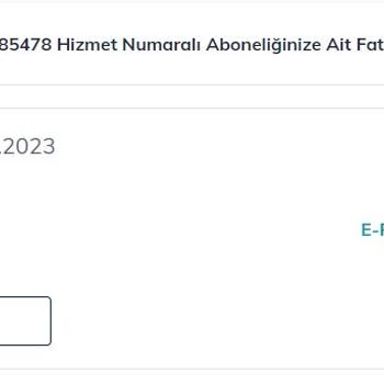 Türk Telekom Pişmanlıktır, Hizmet Yok Fatura Var