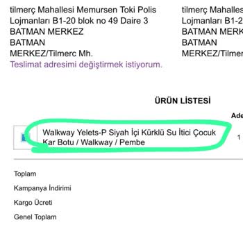 Walkway Kar Botu Su Aldı, Müşteri Mağduriyeti!