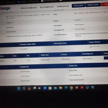 Sürat Kargo Elbisegidiyor.com İade Ücretini Ödemiyor