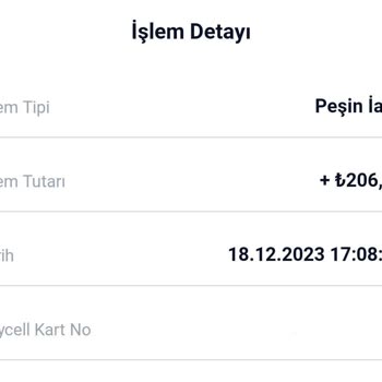 Paycell Banka Tarafından İade Edilen Tutarı Hesabıma Yatırmıyor!