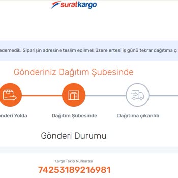 Sürat Kargo Trabzon Yomra Acente Dağıtım Sorunu